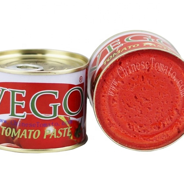 Tin tomato paste 70g VEGO brand