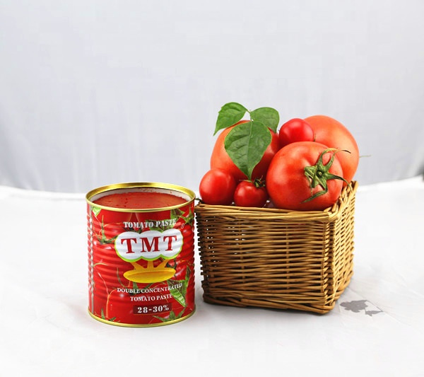800g etîketa taybet a xwarina tomato tomato bazara Amerîka û Ewropayê