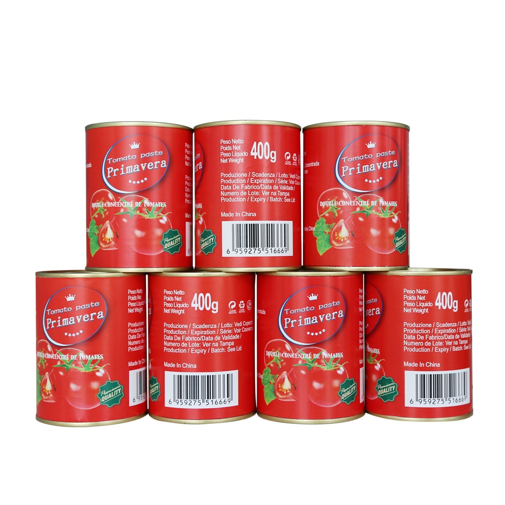 Ucuz domates salçası konserve 400g brix 28-30%