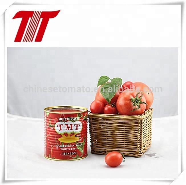 Çin üretici OEM marka teneke domates salçası yüksek kalite