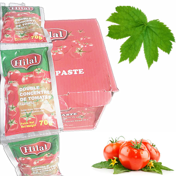 Etiyopya için düşük fiyat dar poşet domates salçası