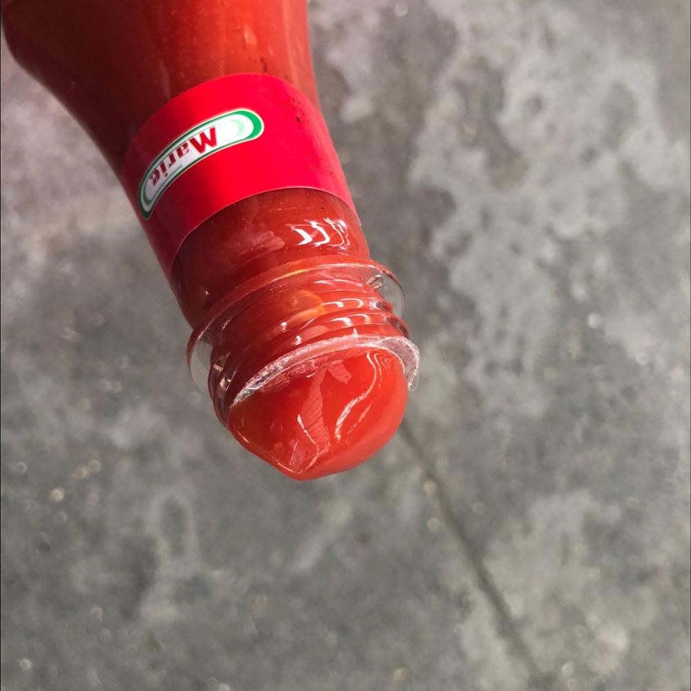 plastik nga botelya nga ketchup 340g nga detalye sa sarsa sa kamatis nga organikong ketchup