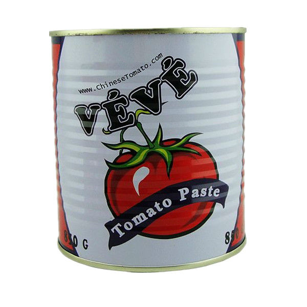 830g skārda tomātu pastas ar privāto etiķeti