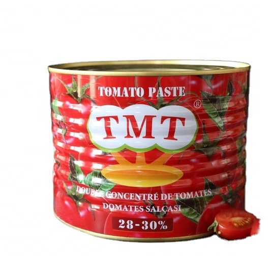 2.2kg Gbona Tita – Didara Didara Fi sinu akolo tomati Lẹẹ Lati Italy |Tin Easy Ṣii