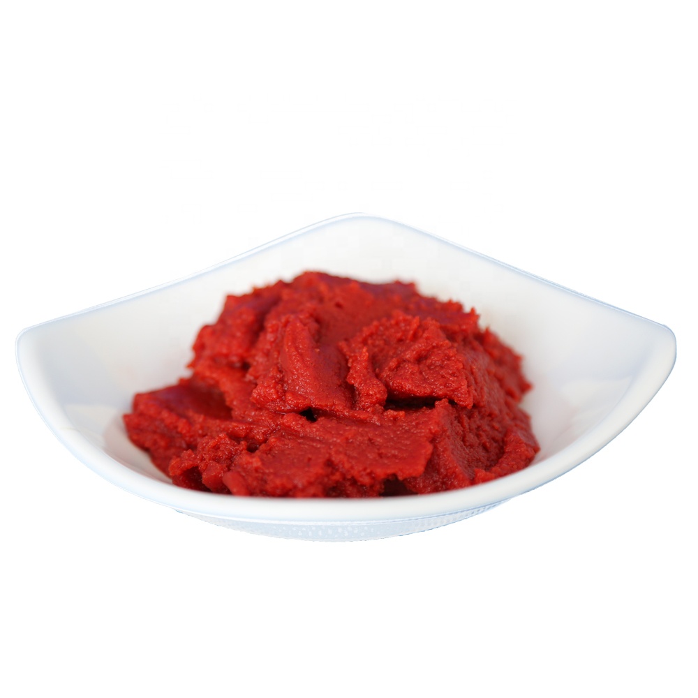 Fabrika 70g/140g/210g/400g/800g/2200g/4500g fiyat teneke konserve domates salçası gana için