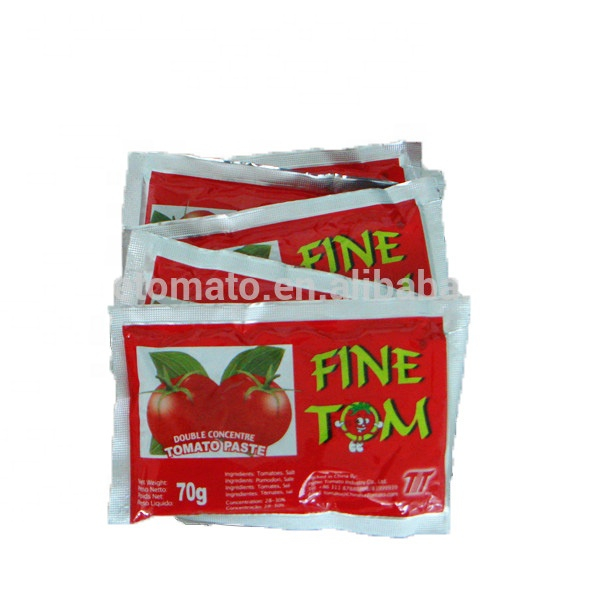 Embalaje de bolsas Pasta de tomate