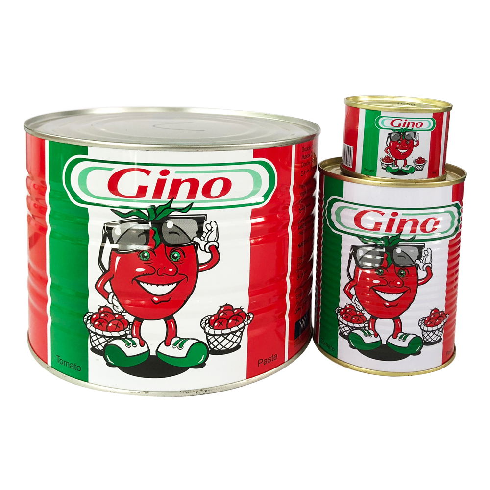 GINO domates salçası domates karışımı farklı boyutlarda