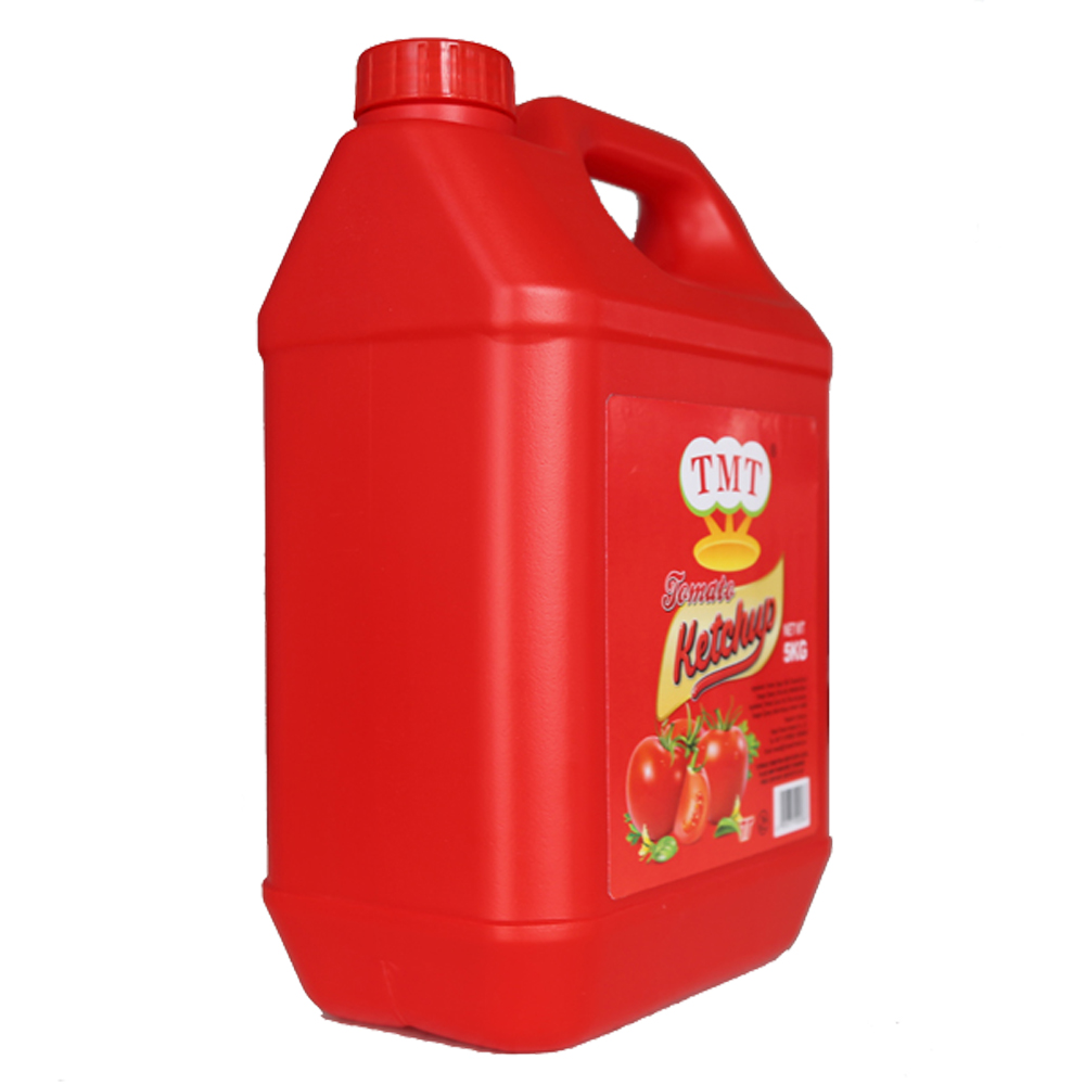 Venezuela için 5 kg * 4 şişe/ctn domates ketçap organik üretici fabrikası