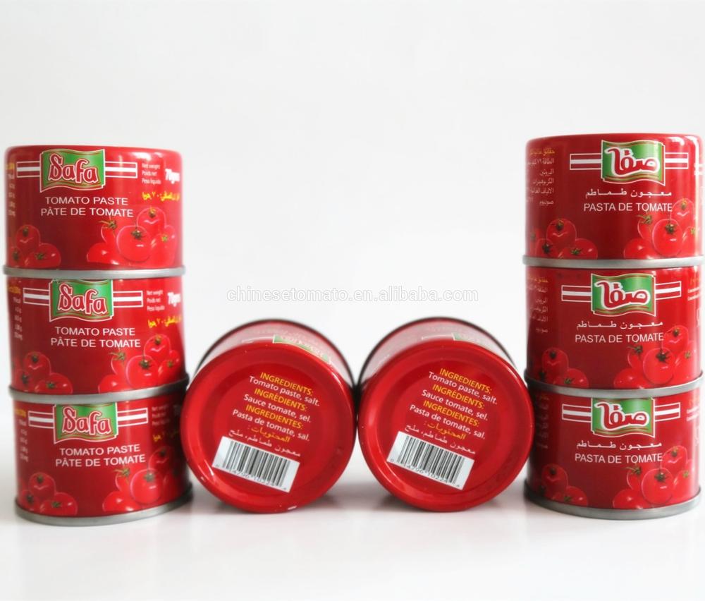 Pasta de tomate de alta calidad 2200g de pasta de tomate en latas
