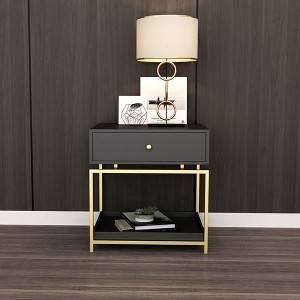 Factory Cheap Hot Fabric Bedside Table - YF-H-202 Luxurious Bedside Tables Combination – Yifan
