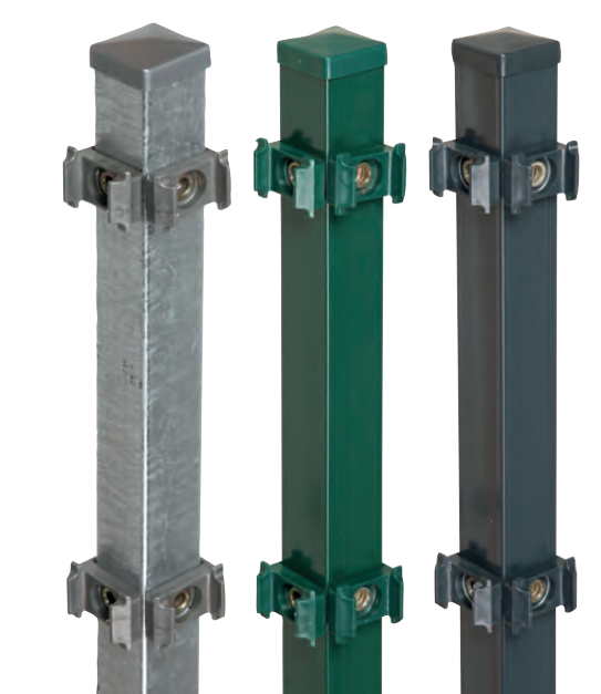 Square post for fence panel