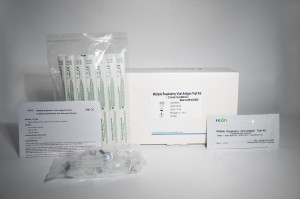 Kit per test multipli dell'antigene virale respiratorio (metodo dell'oro colloidale)
