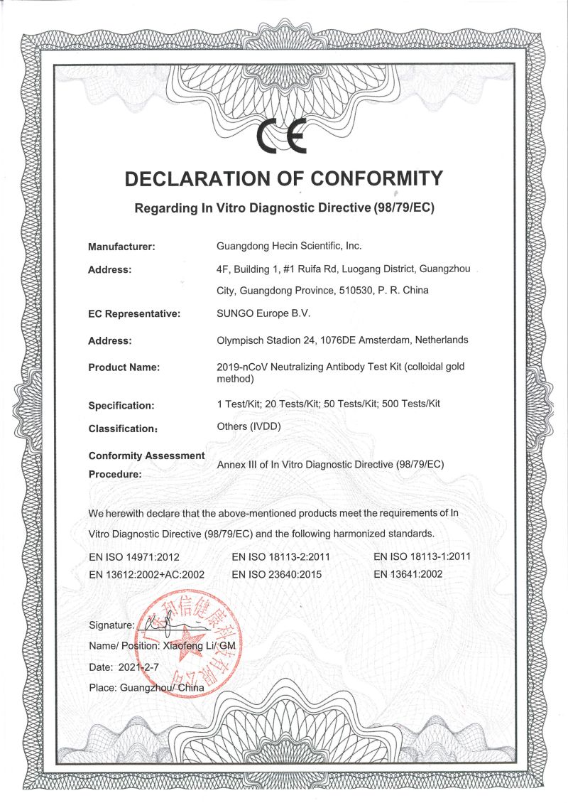 Certyfikat rejestracji