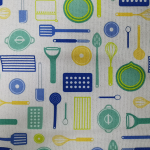 Kuhinjski ručnik s printom od mikrovlakana za prijenos topline