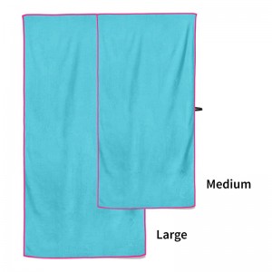 מגבת ספורט - מגבות שחייה מהירות יבשות של מיקרופייבר לשחייה
