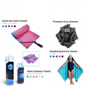 កន្សែងកីឡា - Microfiber Quick Swimming Towels សម្រាប់ហែលទឹក