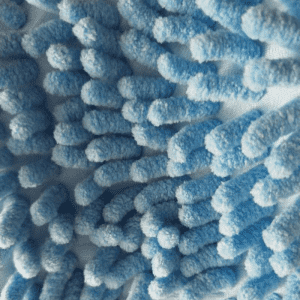 Čistilna rokavica iz mikrovlaken iz enobarvne ženiljske tkanine