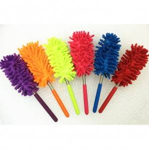 Microfiber chenille cleaning duster sa solid na kulay