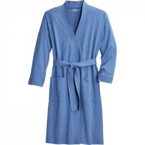Microfiber knitted robe para sa solid nga kolor