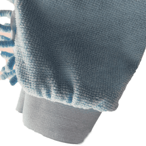 Mikrovláknová ženilková čistiaca rukavica v jednofarebnej farbe