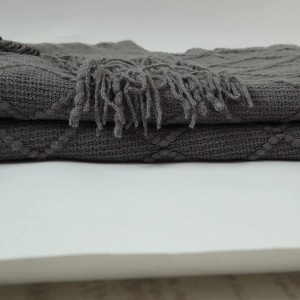 100% acrylic knitted ukuphonsa izingubo zokulala