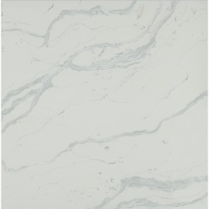 Vente en gros d'OEM/ODM bon prix chinois pierre artificielle Calacatta dalle de marbre de quartz blanc