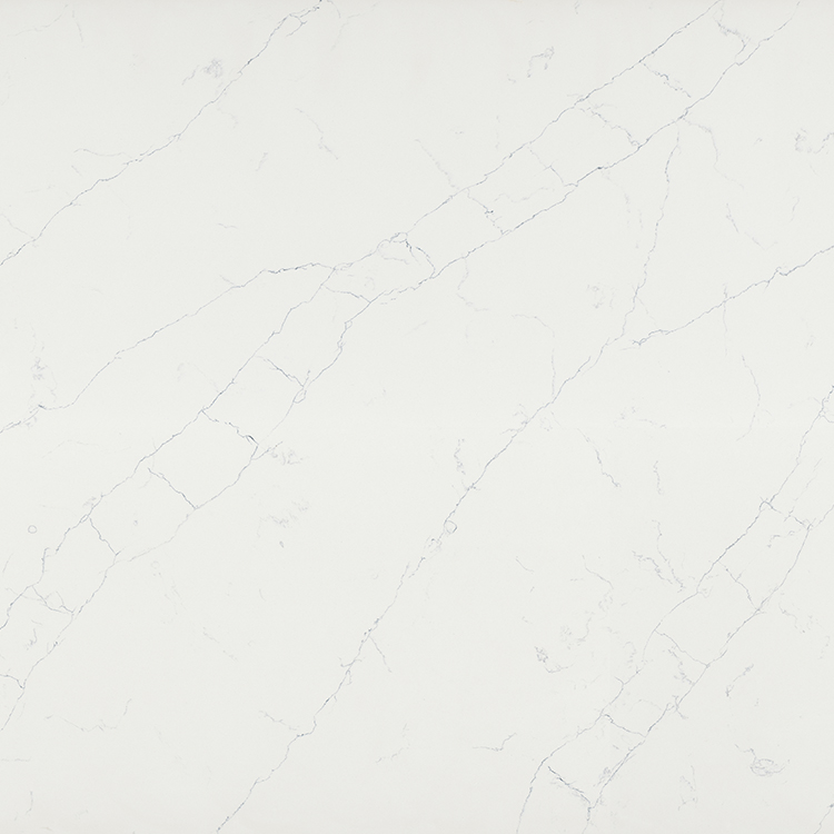 Carrara White Quartz Slab with Light Vein at 18mm,20mm,30 mm Thickness 1811 Featured Image