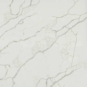 Izravna tvornička prodaja Umjetne prilagođene kineske polirane ploče Calacatta od bijelog kvarcnog kamena za ploče kuhinjskih stolova1003-2