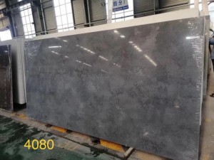 China Factory Wholesale Artificial Quartz Concrete Color Kitchen Surface