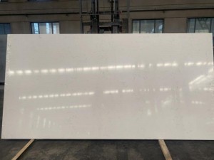 Quartz Blanc Surface Chine Usine Pierre Artificielle Carrara 1391