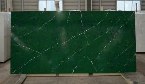 Zaļais Calacatta mākslīgais akmens Klasisks Calacatta marmors-Touch 6737M