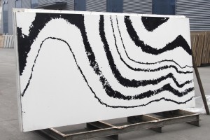 Horizon Artificial Stone——Panda White Calacatta 6051