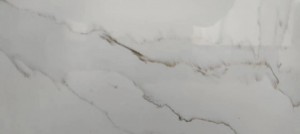 Made in China White Quartz Stone Slabs with Black Vein Artificial Stone 3017