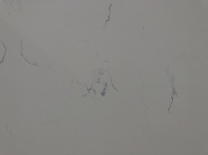 Wit Calacatta Quartz Stone met donsige aar Gemaak in China 5141