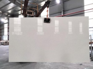Factory Wholesale Cheap White Quartz Slab Sparkle Artificial Stone yokhala ndi Mirror