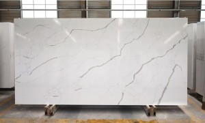 Best Selling White Quartz Slabs Engineered Stone CE NSF Certificated 15 Years Warranty