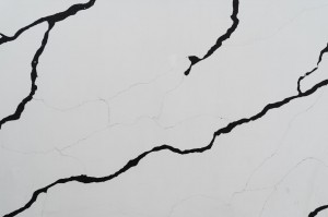Wäiss Quarz Steeplacke mat Black Vein Kënschtlech Steen Made in China HF6700