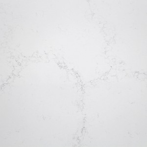 Batu Calacatta Putih Kuat dan Berat dengan vena abu-abu Buatan China Marble-Touch 6070
