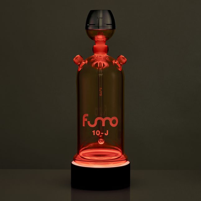 FUMO Clear Jar Hookah Shisha-flaske med LED-lys – førsteklasses kvalitet