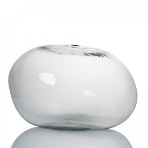 OEM/ODM Manufacturer Lamp Glass - HEHUI BIG PEBBLE DESIGN GLASS LAMPSHADE G9/HOLE OPEN – HEHUI GLASS