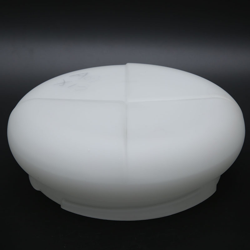 Taklampeskjerm – Hvit frostet glass soveromskorridor Vakker og funksjonell belysning