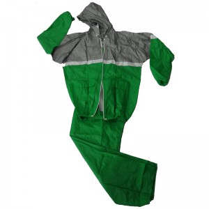 PVC/PEVA kostiumas nuo lietaus, patikimas ir patvarus, 0,20 mm lietaus kostiumas