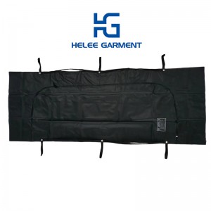 कॅडव्हर बॅग लीकेज-प्रूफ PVC/PEVA 6 प्रबलित हँडलसह, #CB13696C06