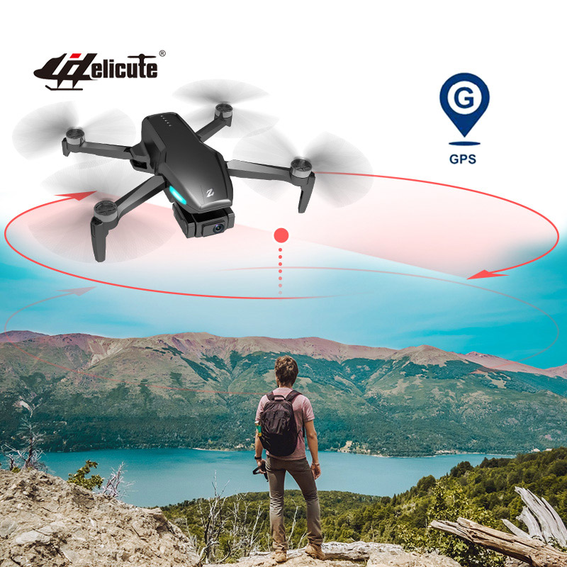 Helicute H851SW-ZUBO PRO, Senbrosa Faldebla GPS-Drone Kun 4K Wifi Fotilo Kaj Optika Flua Poziciigado