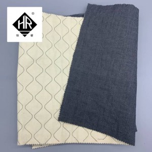 Insulation ya Thermal Aramid Fabric Quilted Kwa Suti Isiyoshika Moto