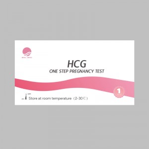 उच्च संवेदनशीलता, आसान और सटीक एचसीजी परीक्षण पट्टी (मूत्र)