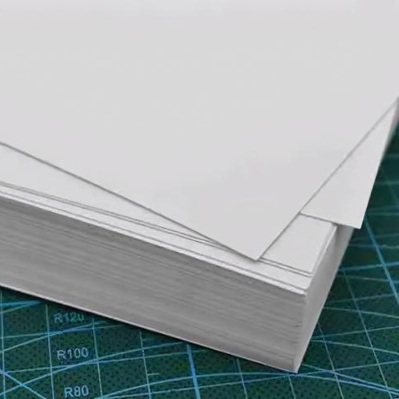 Wit karton papier hurde kaart 120 g 140 g 160 g 180 g 200 g 230 g 260 g 300 g wyt karton papier