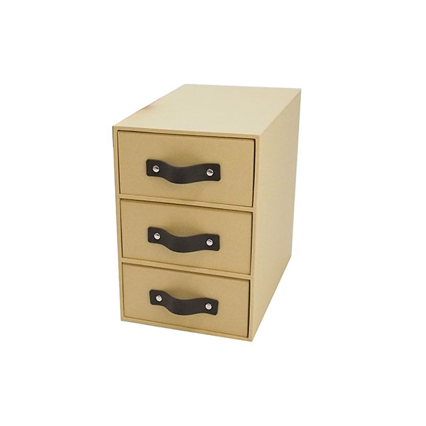 A4 Papamahi Office Organizer Cardboard Carton Paper Document File Storage Box With Handles Lid
