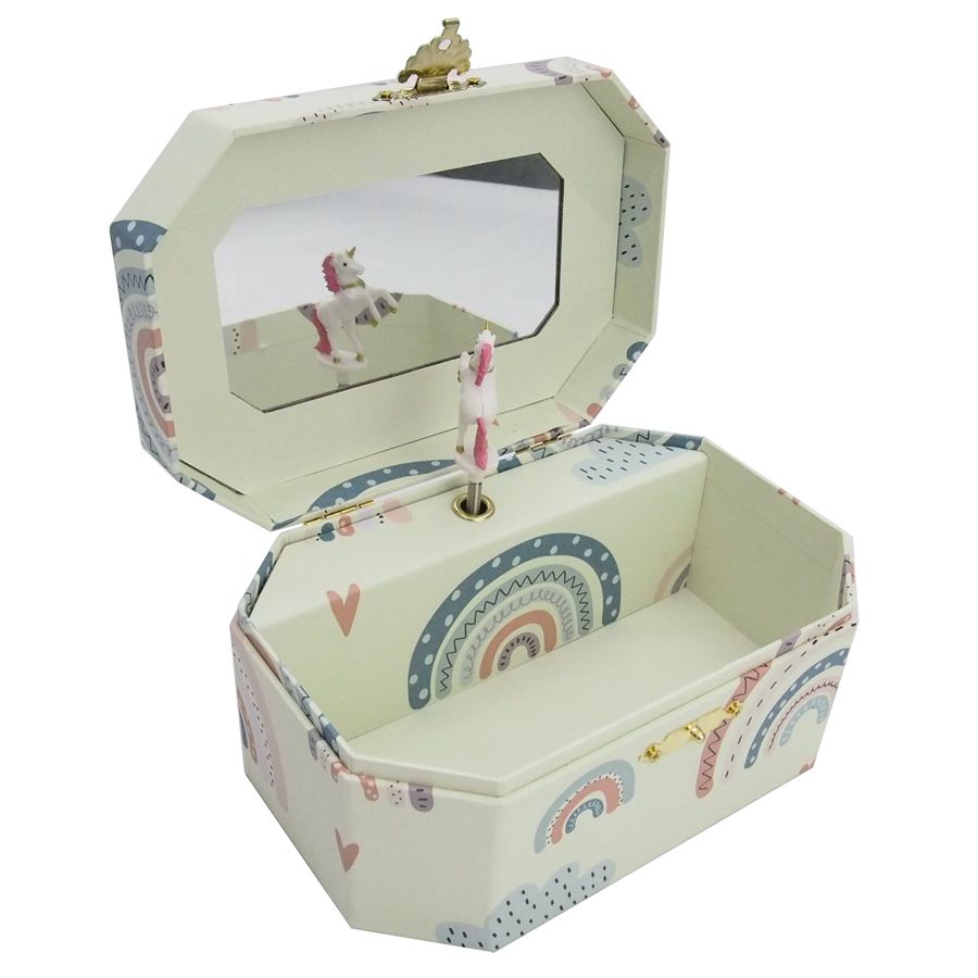 Unicorn Music Box Ballerina Jewelry Musical Box Kid Toys Hand Cranked Music Box bakeng sa Banana & Boys Gift