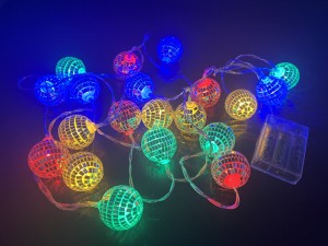 Bar de Crăciun KTV Interior Festival LED Oglindă Disco Ball String Fairy Light